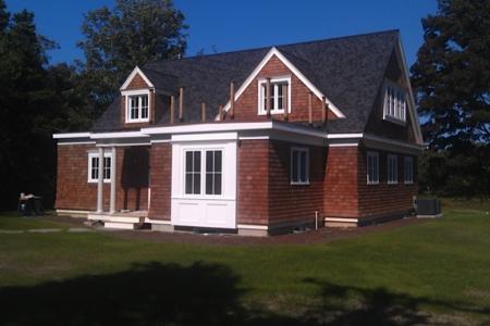 Exterior Front, Cape style home, Orleans